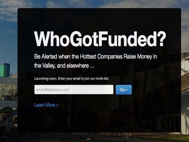 Whogotfunded.com to track VC start-up deals
